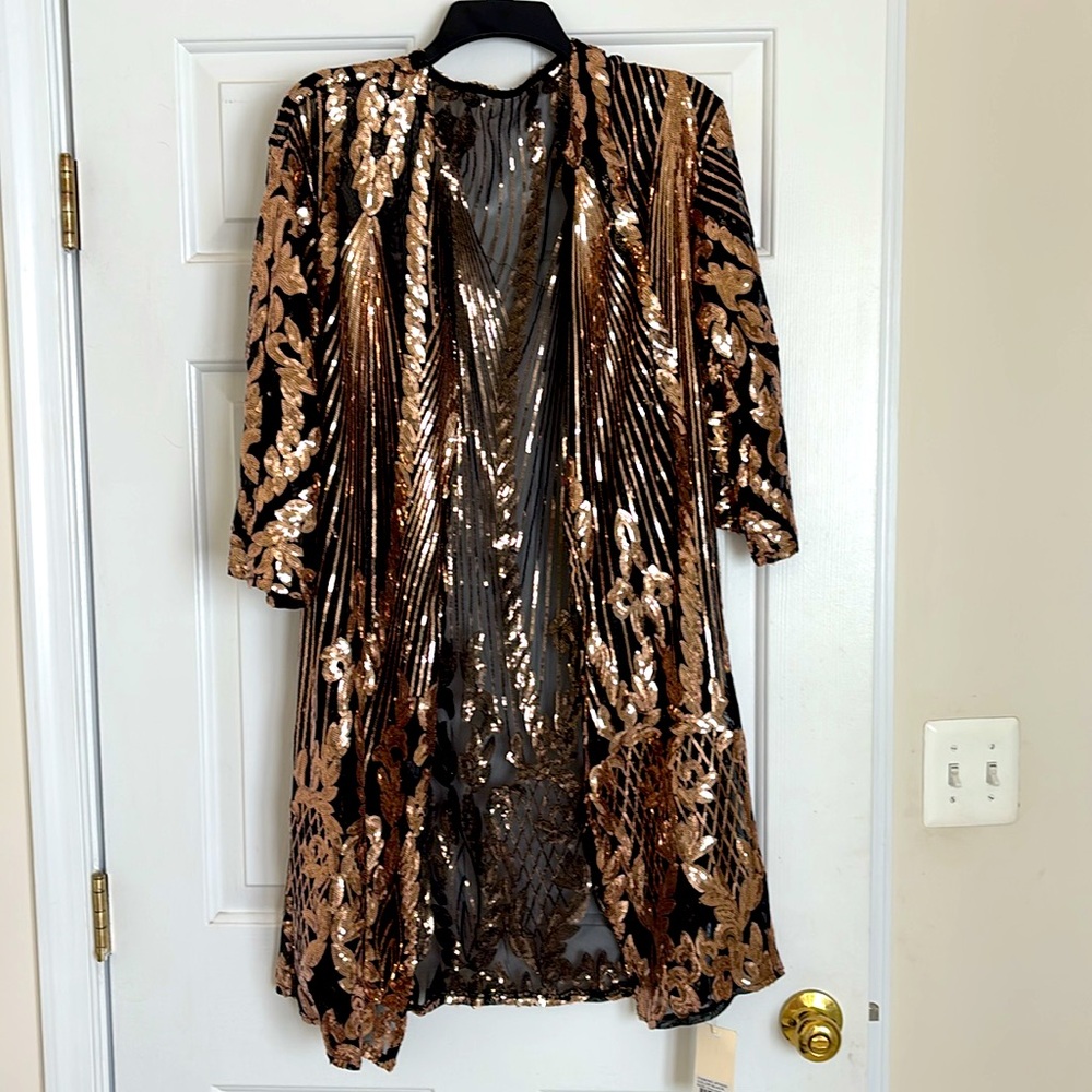 Duster- Gold and Black